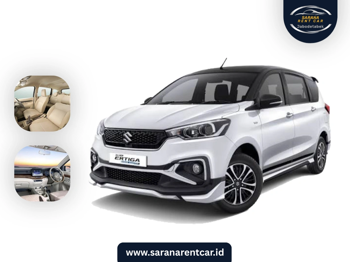 Rental Mobil Suzuki Ertiga Jakarta dengan Sopir (7 Kursi)