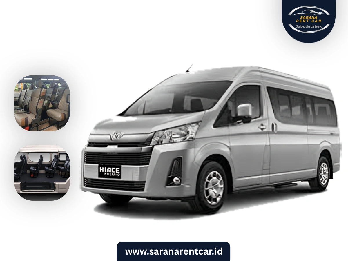 Rental Mobil Toyota Hiace Premio Jakarta dengan Sopir (14 Kursi)