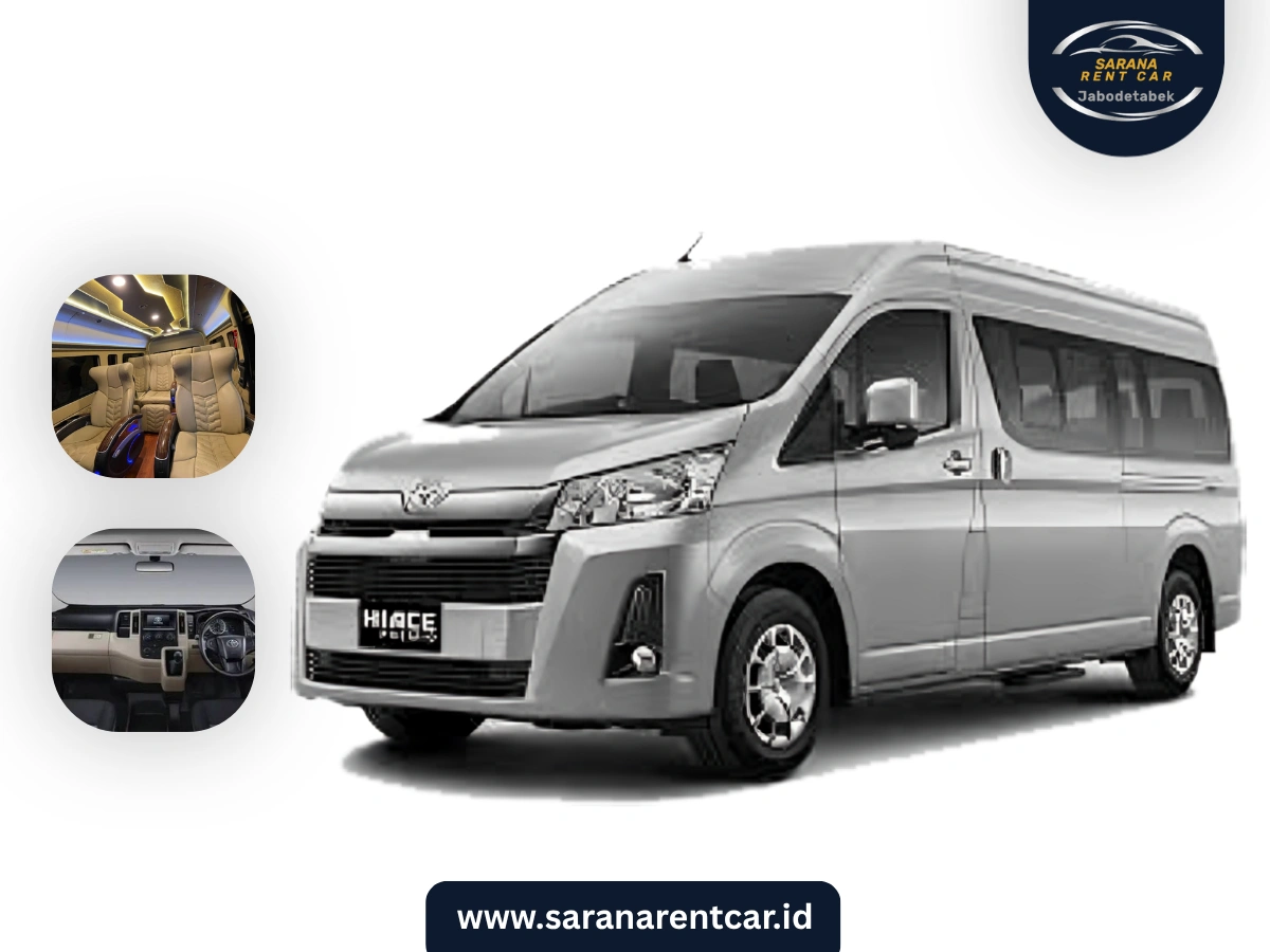 Rental Mobil Toyota Hiace Premio Luxury Jakarta dengan Sopir (10-14 Kursi)