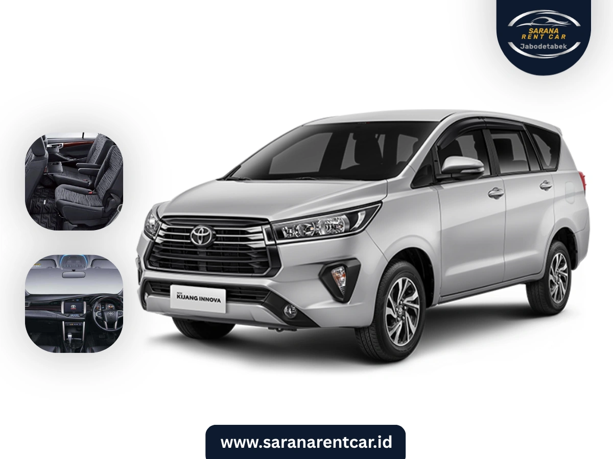 Rental Mobil Toyota Innova Reborn Jakarta dengan Sopir (7 Kursi)
