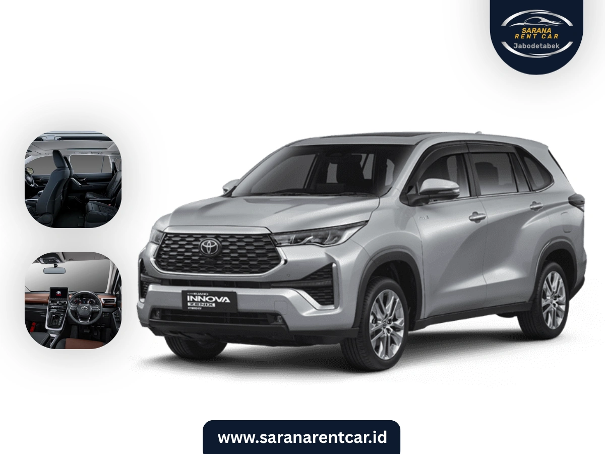 Rental Mobil Toyota Innova Zenix Jakarta dengan Sopir (7 Kursi)